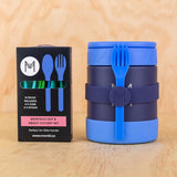 MontiiCo Cutlery Set - Blueberry