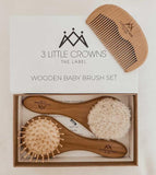 Wooden Baby Brush Set