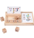 Wooden Educational and Language Development Cards