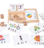 Wooden Educational and Language Development Cards