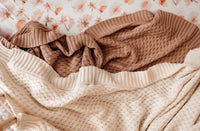 Hazelnut Knitted Baby Blanket