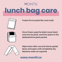 MontiiCo Insulated Lunch Bag - Rainbows