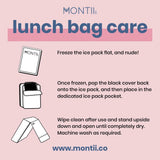 MontiiCo Insulated Lunch Bag - Rainbows