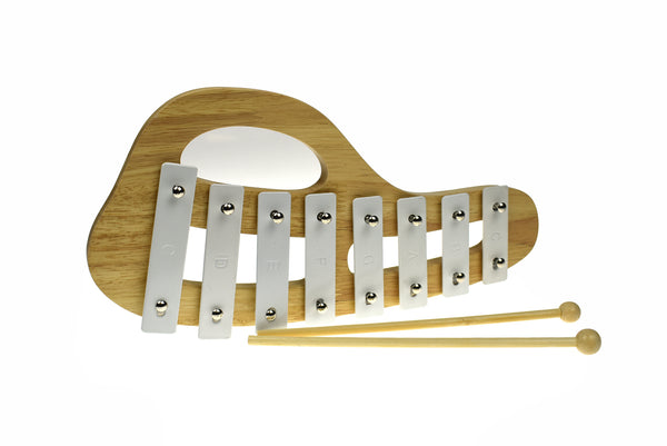 Wooden Xylophone - White