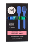 MontiiCo Cutlery Set - Blueberry