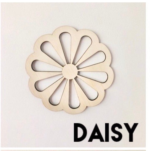 Daisy Wall Decal 10cm - Natural