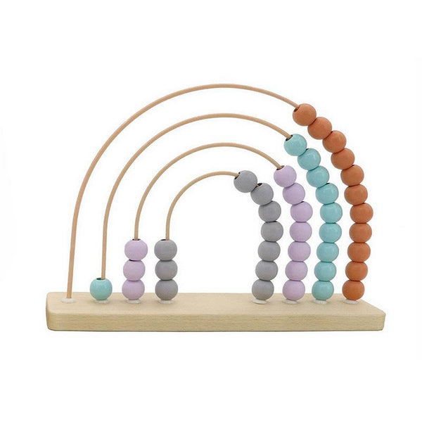 Rainbow Abacus - Warm Pastels
